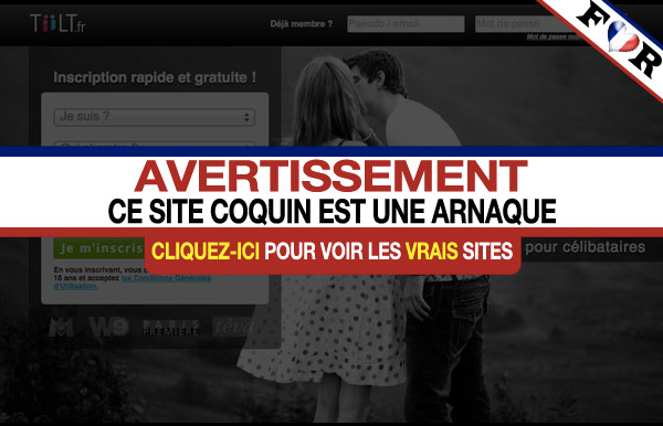 Aperçu de la page d'inscription sur Tiilt.fr