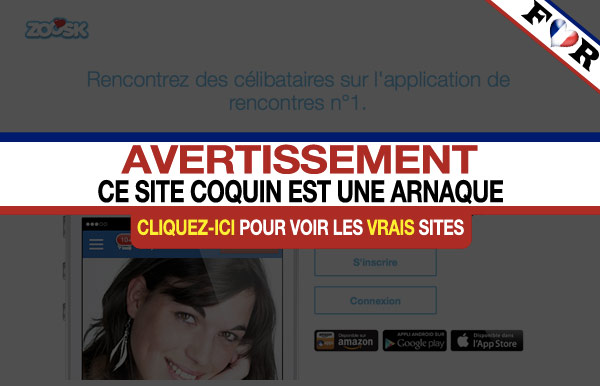 Aperçu de la page d'inscription sur Zoosk.fr